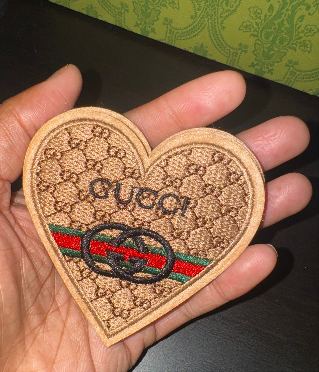 Heart Gucci Patch