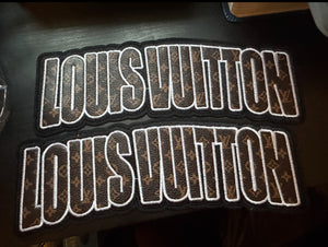 Large LV Word Patch(Iron On)