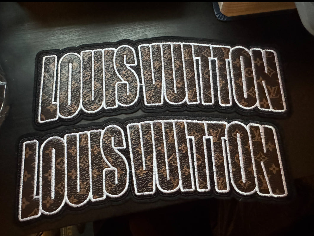 Large LV Word Patch(Iron On)