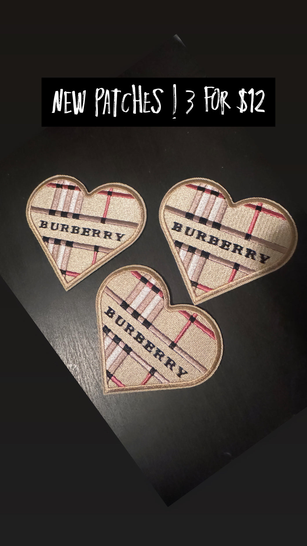 Burberry Heart Patch