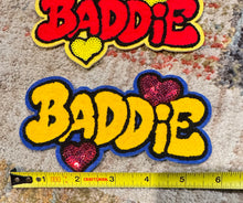 Load image into Gallery viewer, Baddie Iron On Patch
