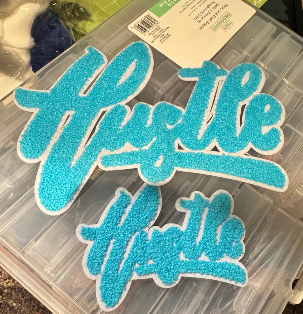 Blue Hustle Patch set (Copy)