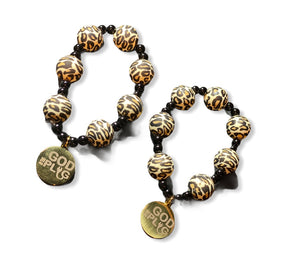The “God is the Plug” Leopard Bracelet