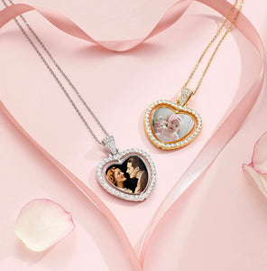 The Heart Diamond Customized Necklace