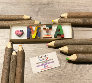 Three Letter Name Crayons