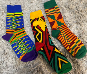 The "African Printed Socks"