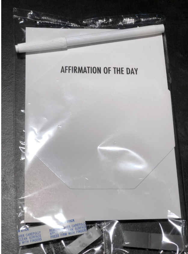 The Affirmation Dry Erase Board