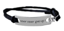 Load image into Gallery viewer, The &quot;Never Never Give Up&quot; Bracelet
