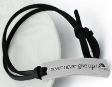 Load image into Gallery viewer, The &quot;Never Never Give Up&quot; Bracelet
